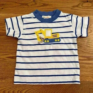 Baby Luigi tshirt with Excavator size 12 months